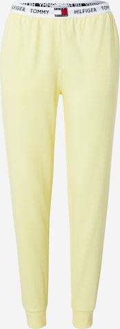 Tommy Hilfiger Underwear سروال البيجاما بلون أصفر: الأمام