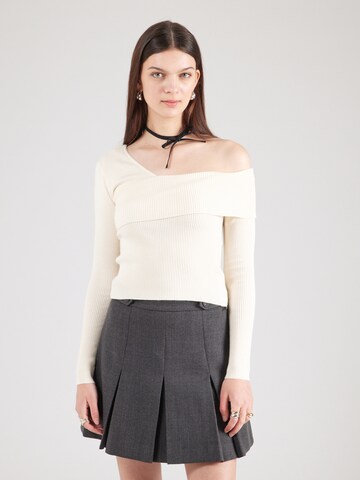 Miss Selfridge Pullover i beige: forside