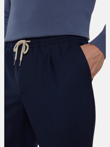 Regular Pantalon à pince Boggi Milano en bleu