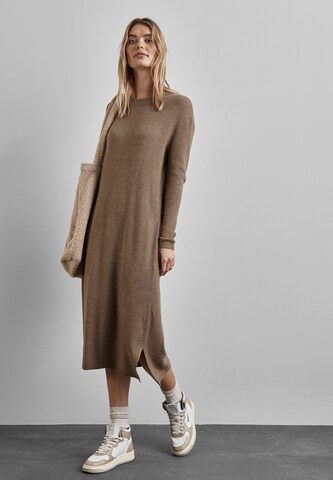 STREET ONE Kleid in Beige: Vorderseite