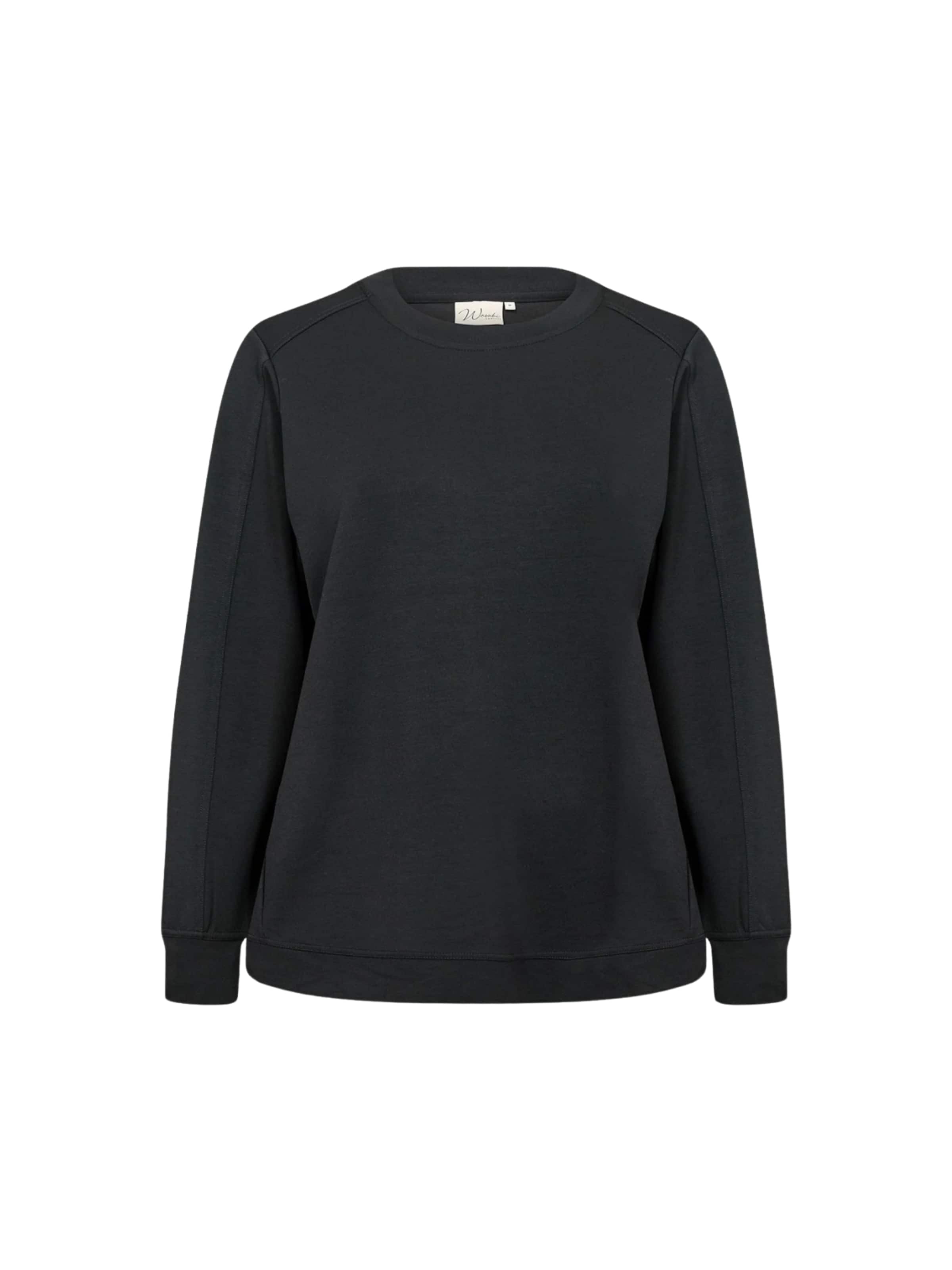 Wasabi Concept Sweatshirt 'Sabina 34' in Zwart: voorkant