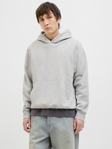 JACK & JONES Sweatshirt 'JCOInterlude' in Grijs: voorkant