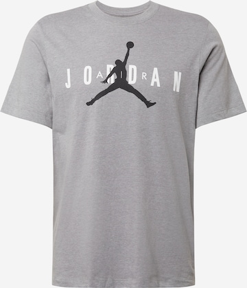 Jordan T-Shirt 'Jordan Air Wordmark' in Grau: predná strana