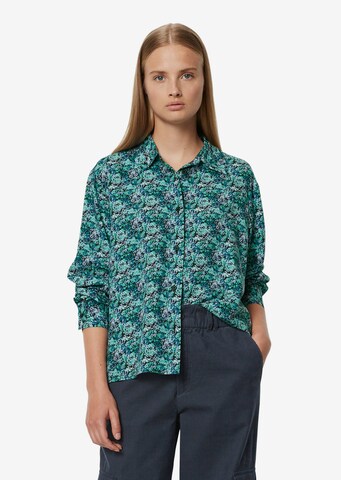 Marc O'Polo DENIM Bluse in Grün: predná strana