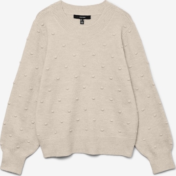 Pull-over 'VMCFrancesca' Vero Moda Curve en blanc : devant