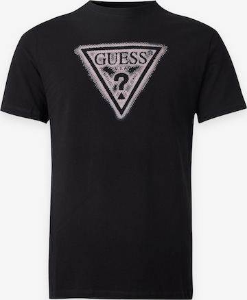GUESS Футболка в Черный: спереди