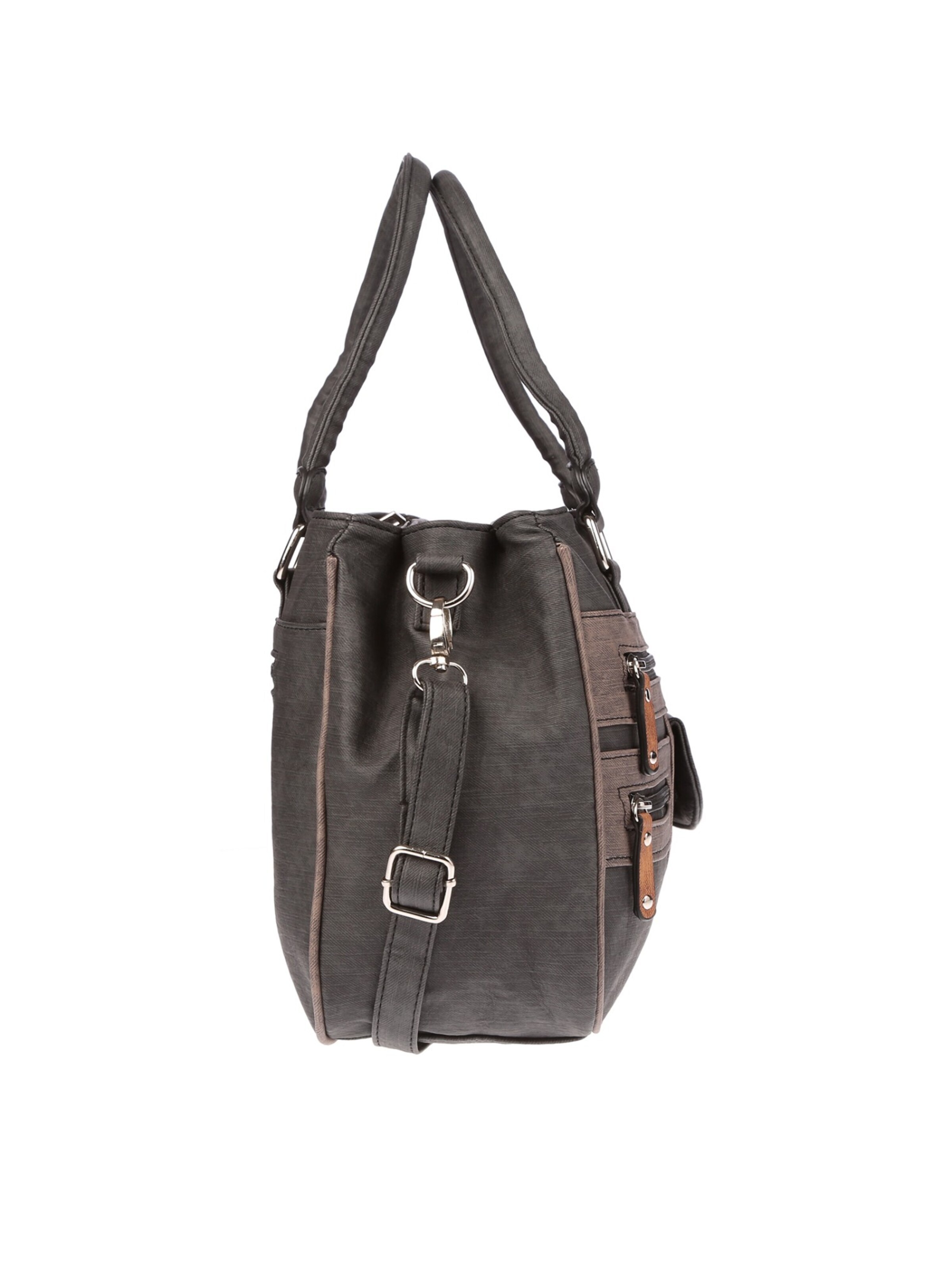 Christian Wippermann Handtasche 'Große Damen Tasche Umhängetasche Schultertasche'‌‌‌‌‌‌‌‌‌‌ in Grau