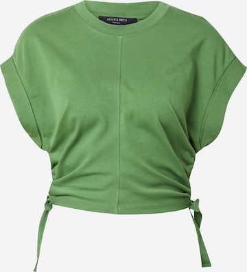 AllSaints Тениска 'MIRA' в зелено: отпред