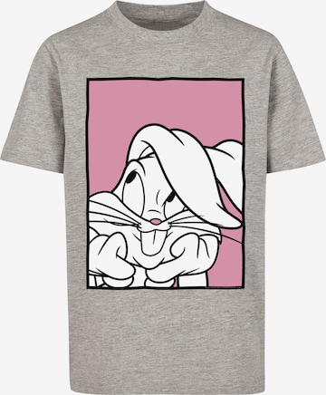 F4NT4STIC Shirt 'Looney Tunes Bugs Bunny' in Grijs: voorkant