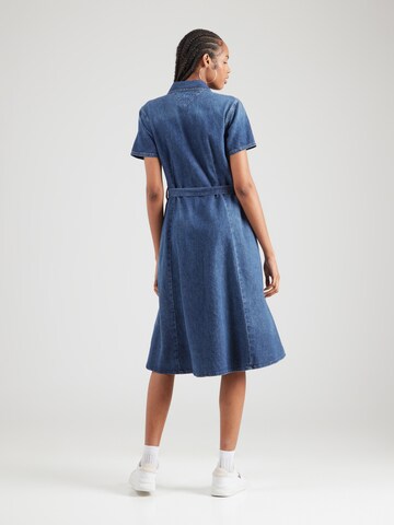 TOMMY HILFIGER - Vestido camisero en azul