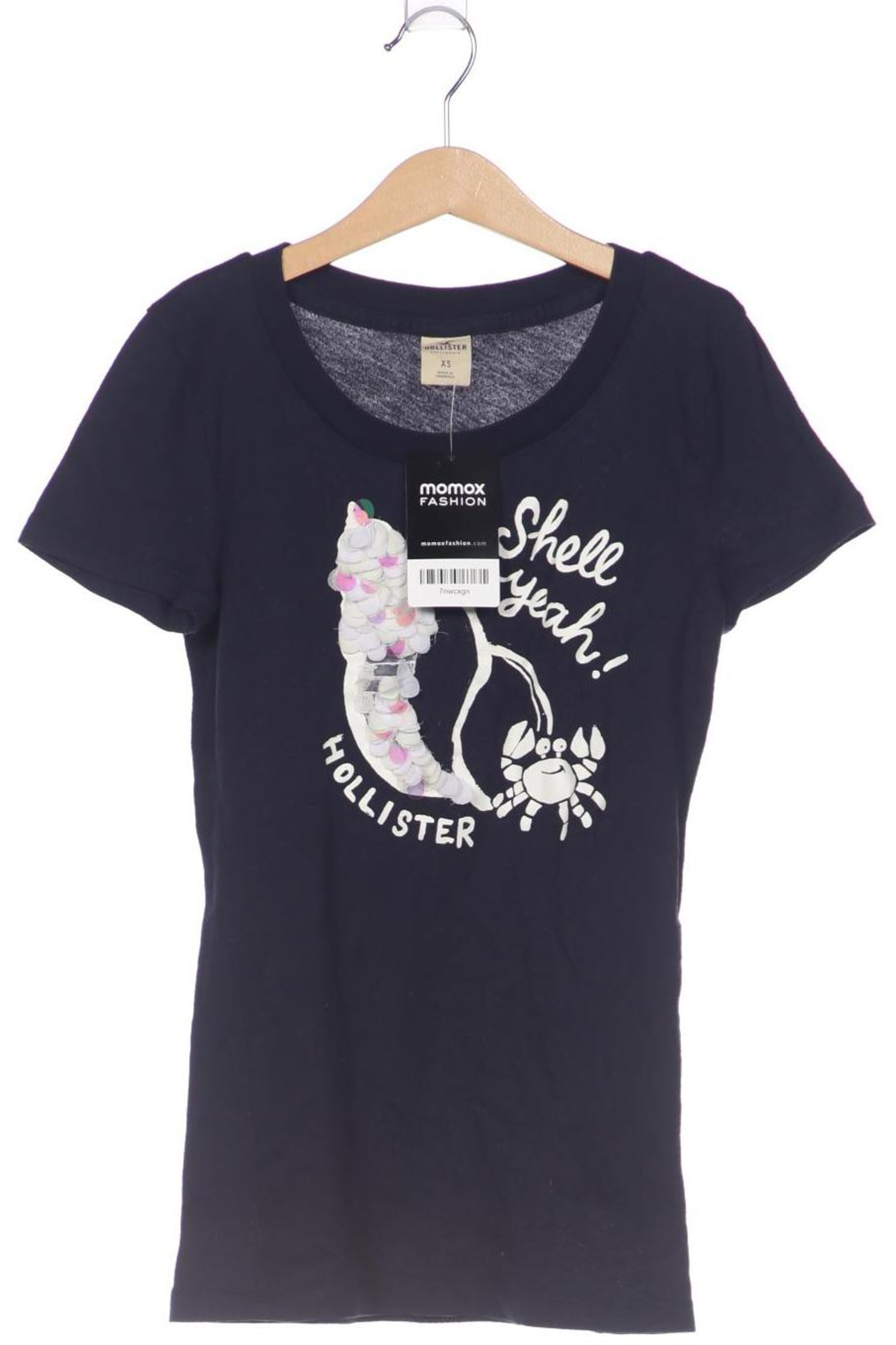 HOLLISTER Top & Shirt in XS in Blue: front