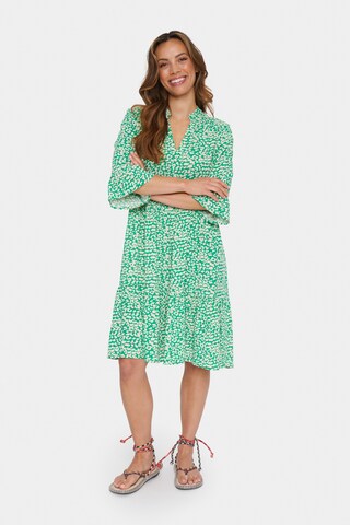 SAINT TROPEZ Summer Dress 'Eda' in Green