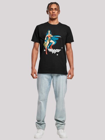 T-Shirt 'DC Comics Wonder Woman Standing' F4NT4STIC en noir