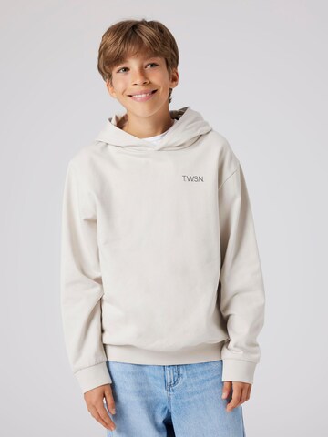 TWO SOON Sweatshirt in Grey: front