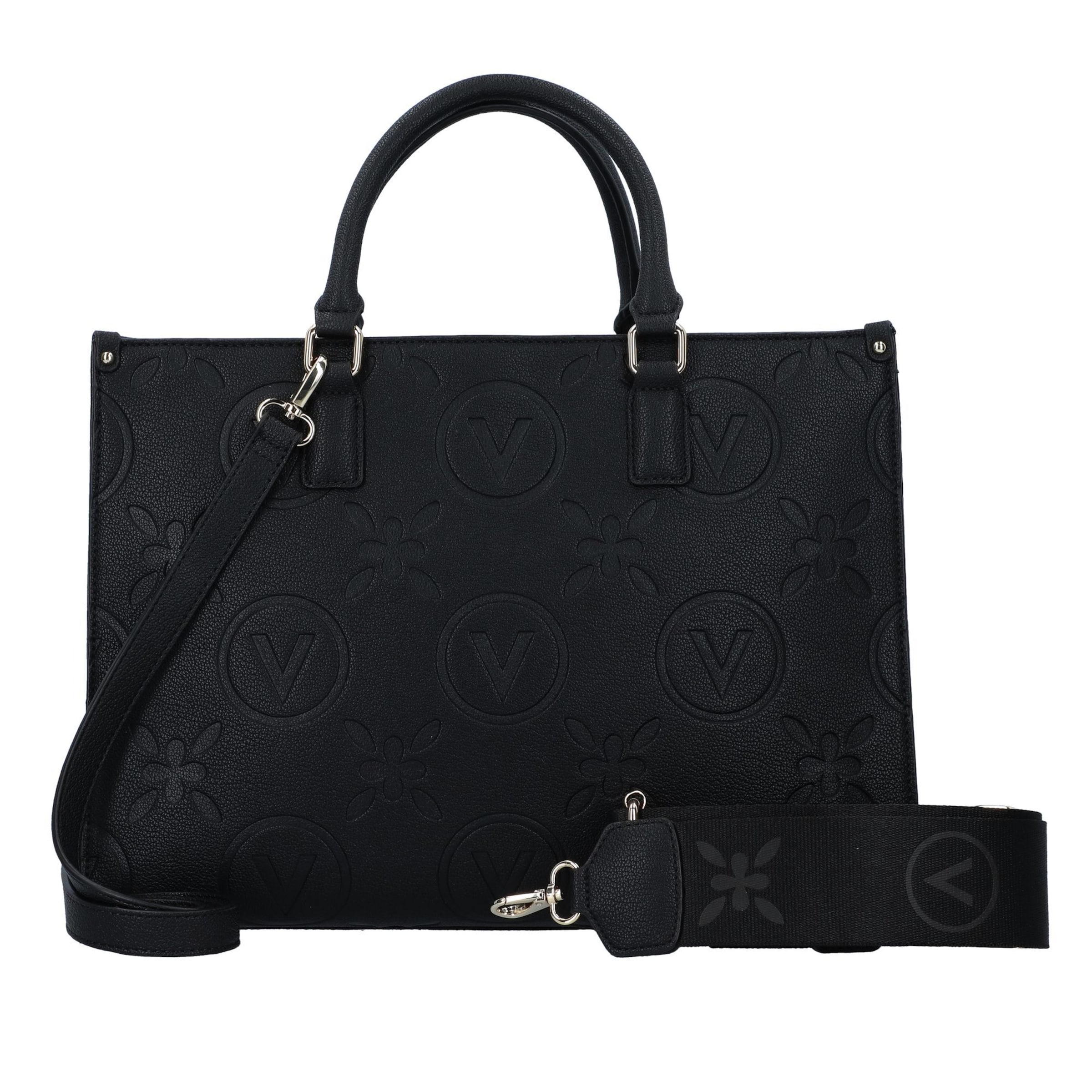 Plase de cumpărături de la VALENTINO pe negru: față