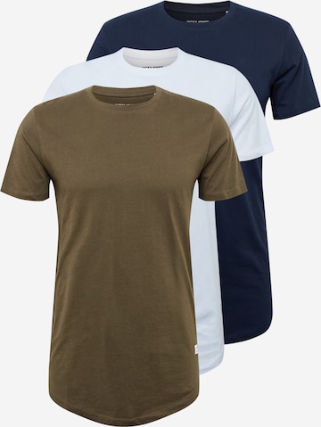 T-Shirt 'JJENoa' JACK & JONES en bleu : devant