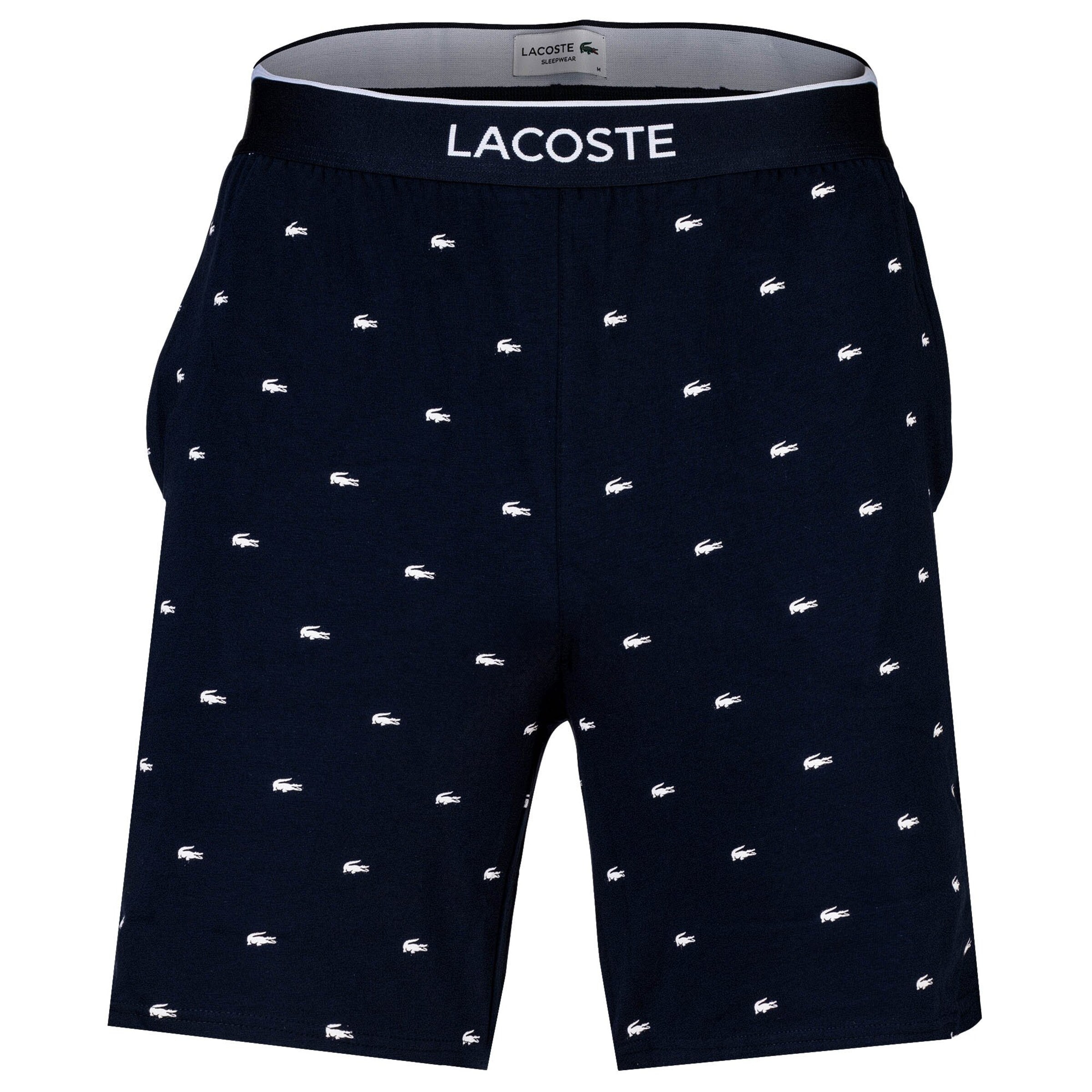 LACOSTE Pizsama nadrágok - kék: elől