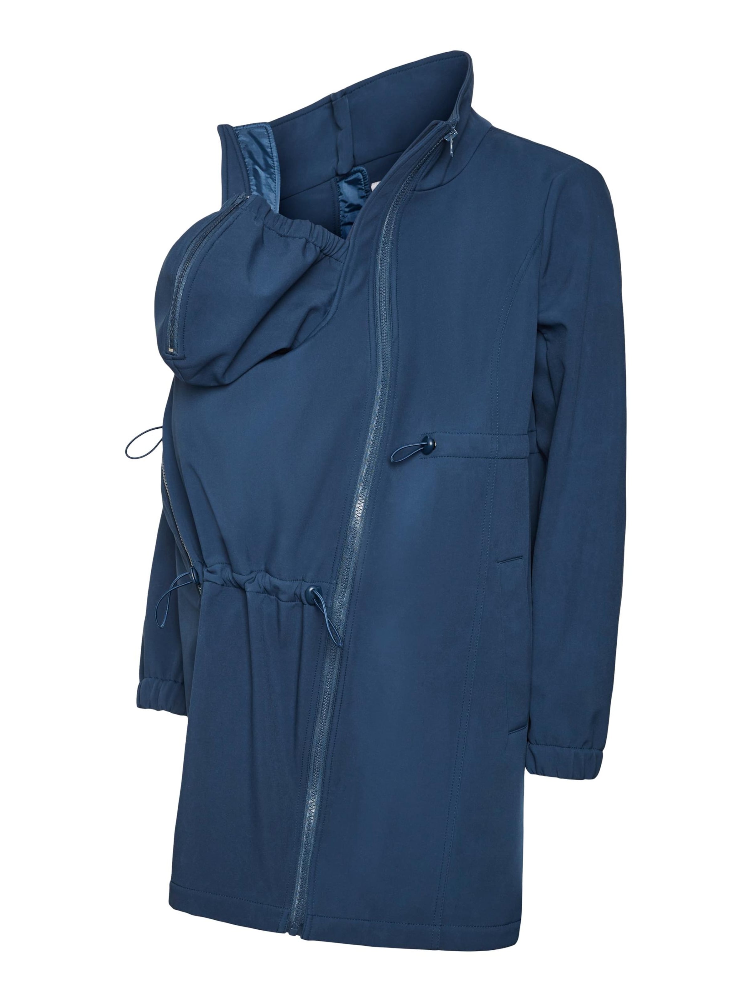 MAMALICIOUS Jacke 'Nella' in Blau: Vorderseite