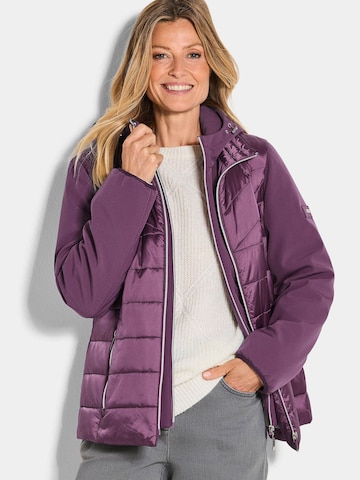 Veste mi-saison Goldner en violet : devant