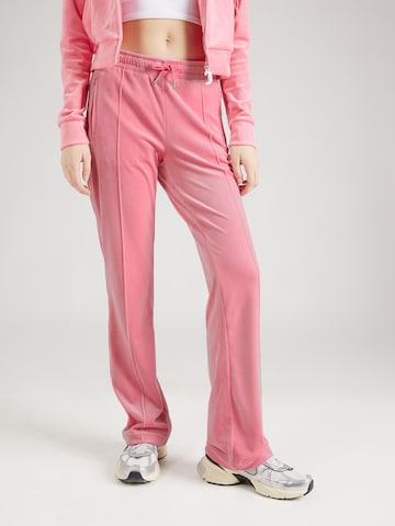 Juicy Couture Loosefit Παντελόνι 'Tina' σε ροζ: μπροστά