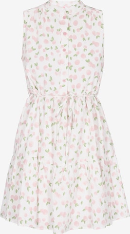 Robe-chemise MYMO en rose : devant