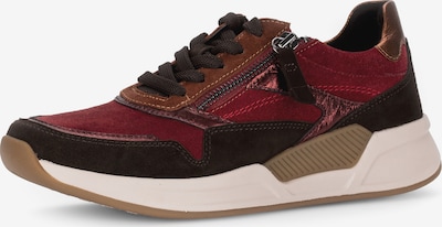 Gabor Rollingsoft Sneaker in rostbraun / bronze / dunkelrot / schwarz, Produktansicht