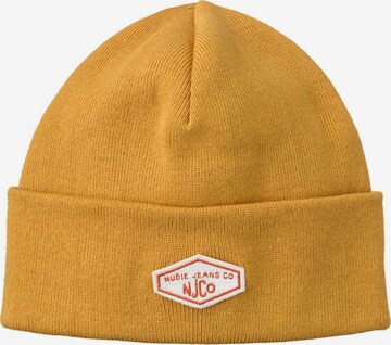 Nudie Jeans Co Beanie ' Falksson' in Yellow: front