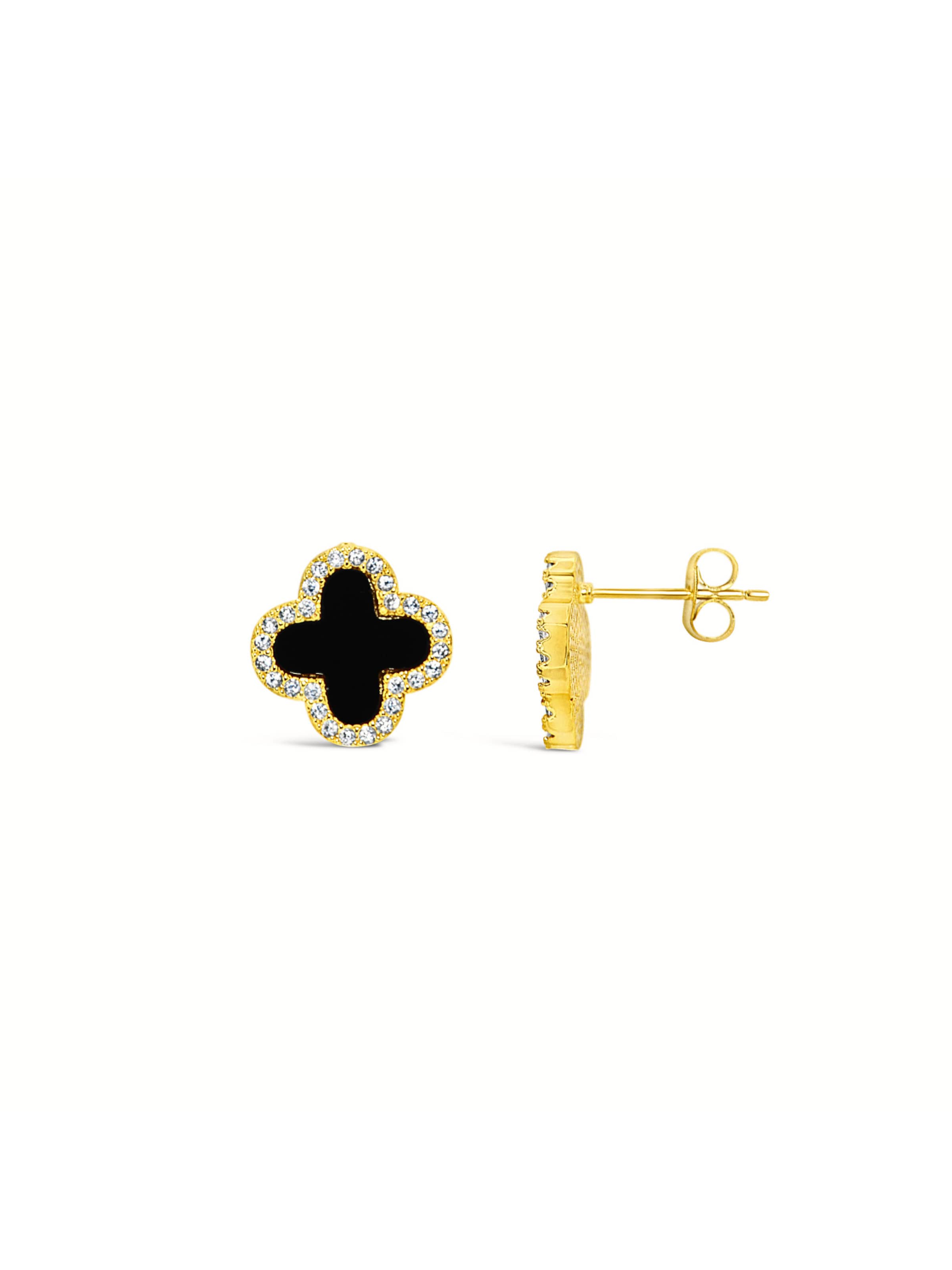 ARS-ARGENTI Earrings 'LUCKY DOT M' in Gold: front
