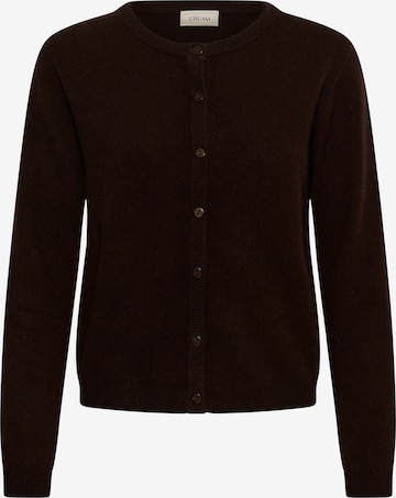 Cream Knit cardigan 'Mela' in Brown: front