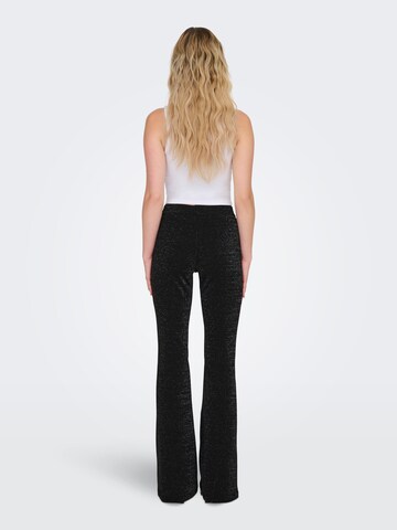 évasé Pantalon 'ONLPaige-Alya' ONLY en noir