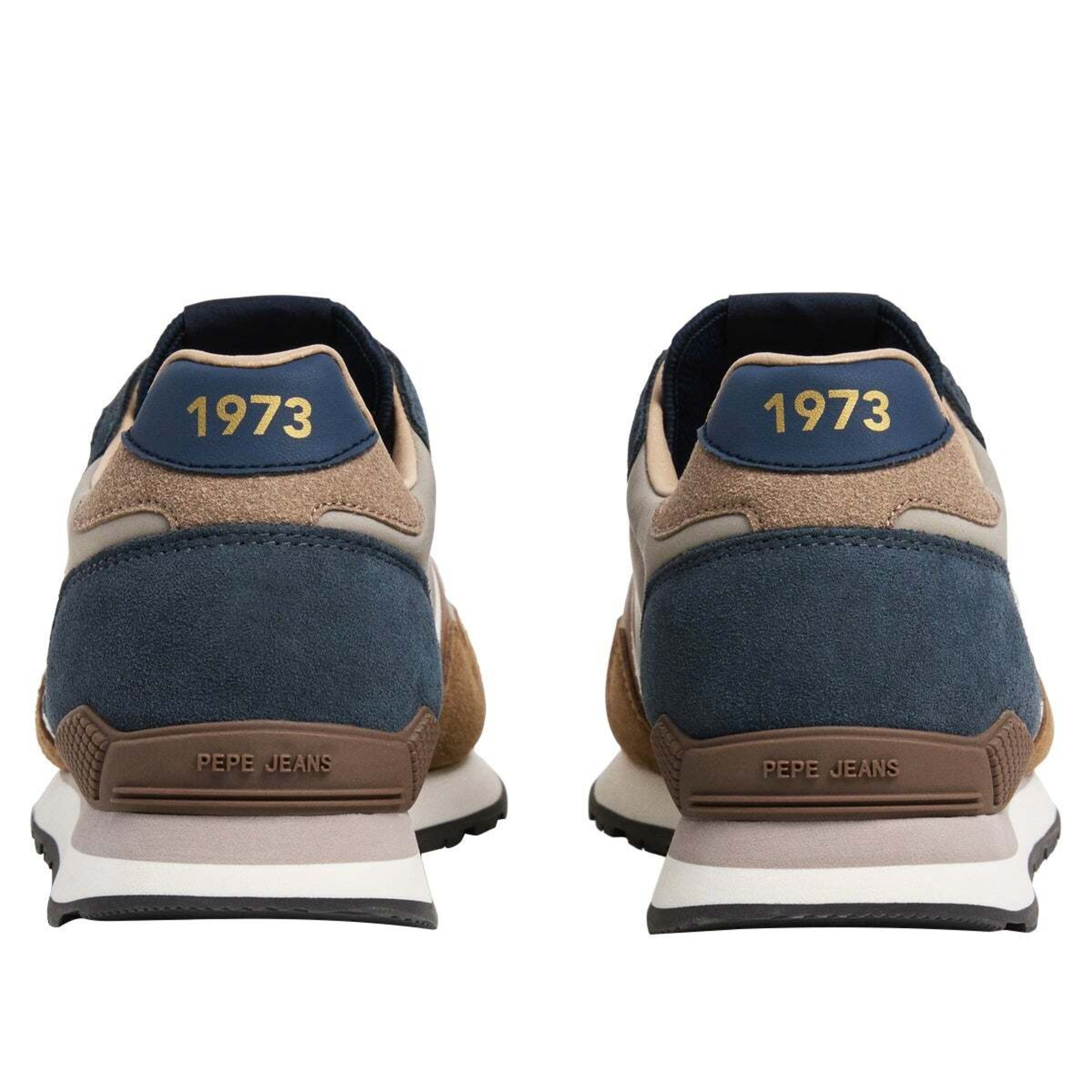 Pepe Jeans Platform trainers 'Brit Boost' in Brown
