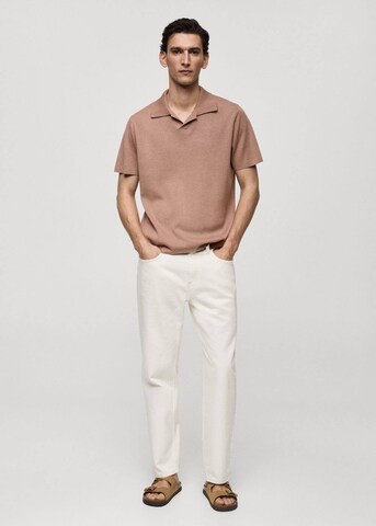 MANGO MAN Pullover 'Lino' in Pink