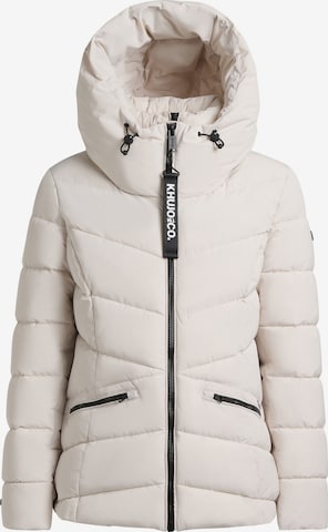 khujo Winterjas 'Hersch2' in Wit: voorkant