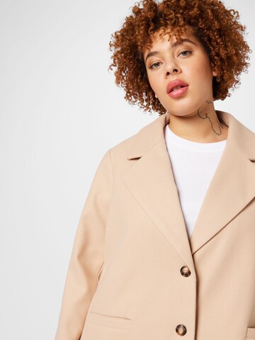 Dorothy Perkins Curve Between-seasons coat in Beige