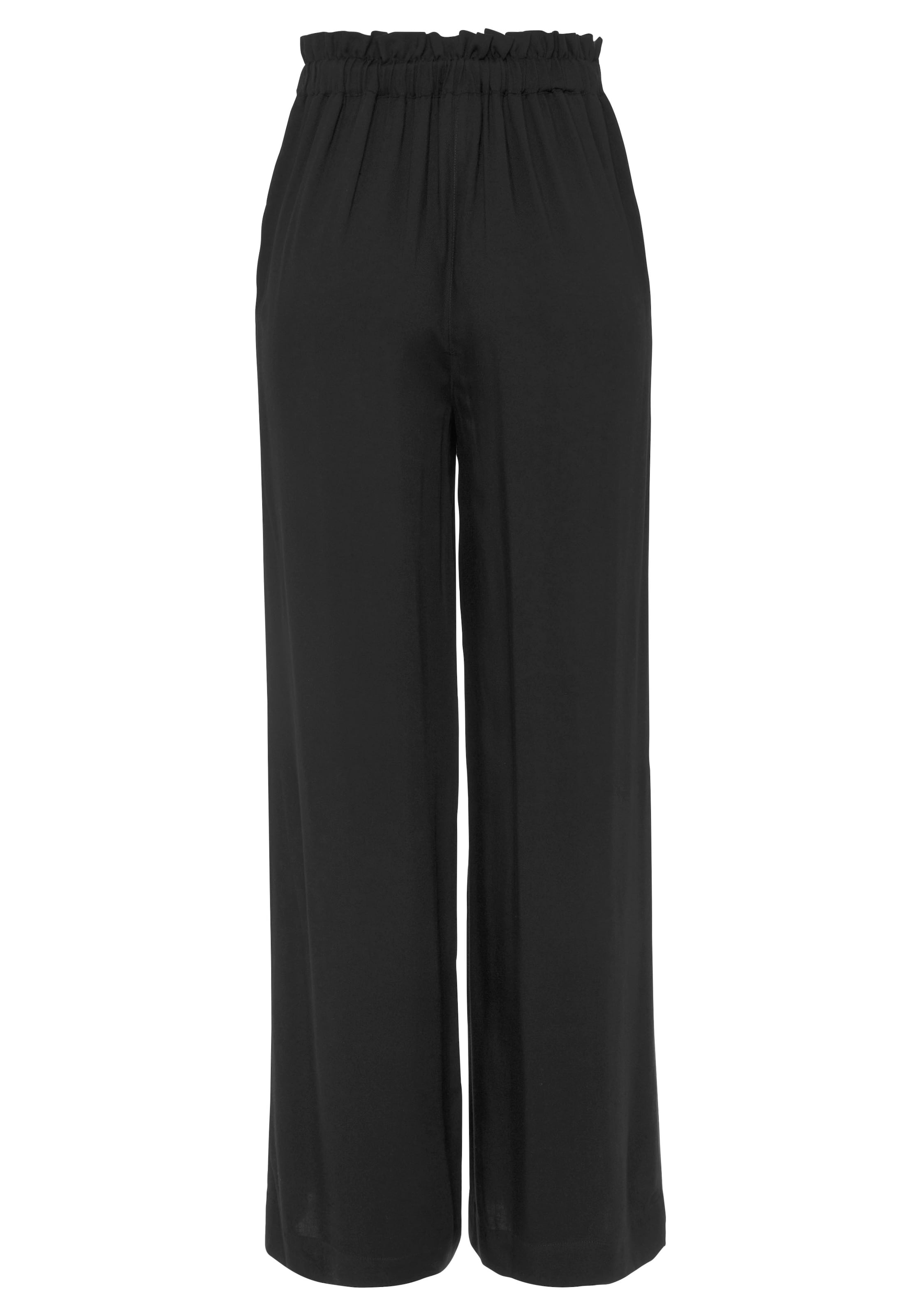 LASCANA Loosefit Παντελόνι σε μαύρο