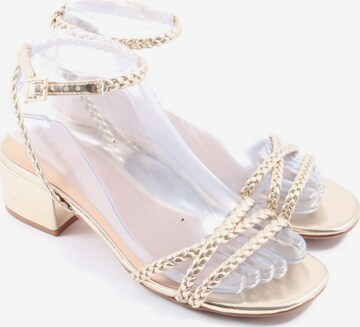 ABOUT YOU Sandals & High-Heeled Sandals in 36 in Gold: front