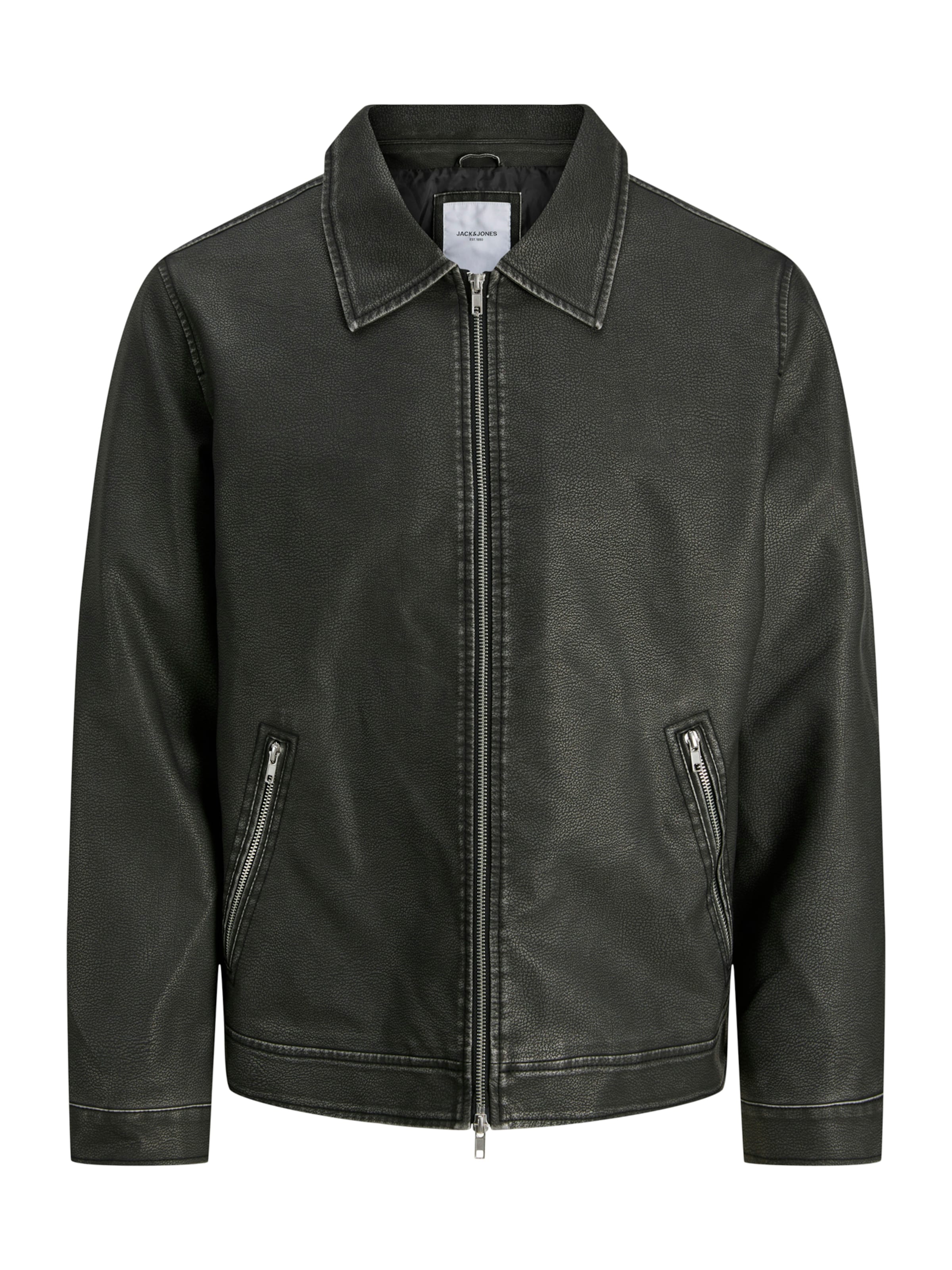 JACK & JONES Overgangsjakke i sort: forside