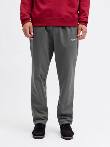 JACK & JONES Regular Trousers 'JPSTKane Norrebro' in Grey: front