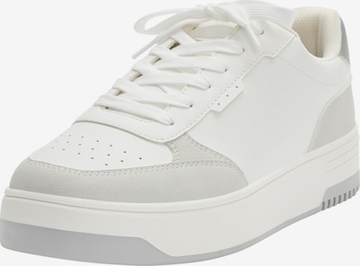Pull&Bear Sneakers laag in de kleur Lichtgrijs / Wit, Productweergave