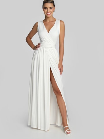 Madnezz House Dress 'andrea' in White: front