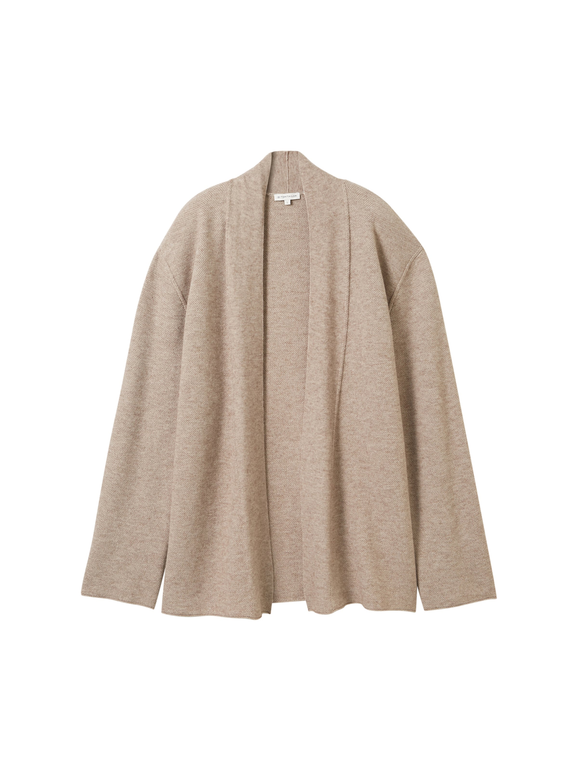 TOM TAILOR Strickjacke in Beige: Vorderseite