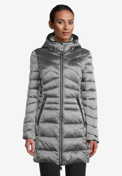 GIL BRET Winter Coat in Grey / Black, View model