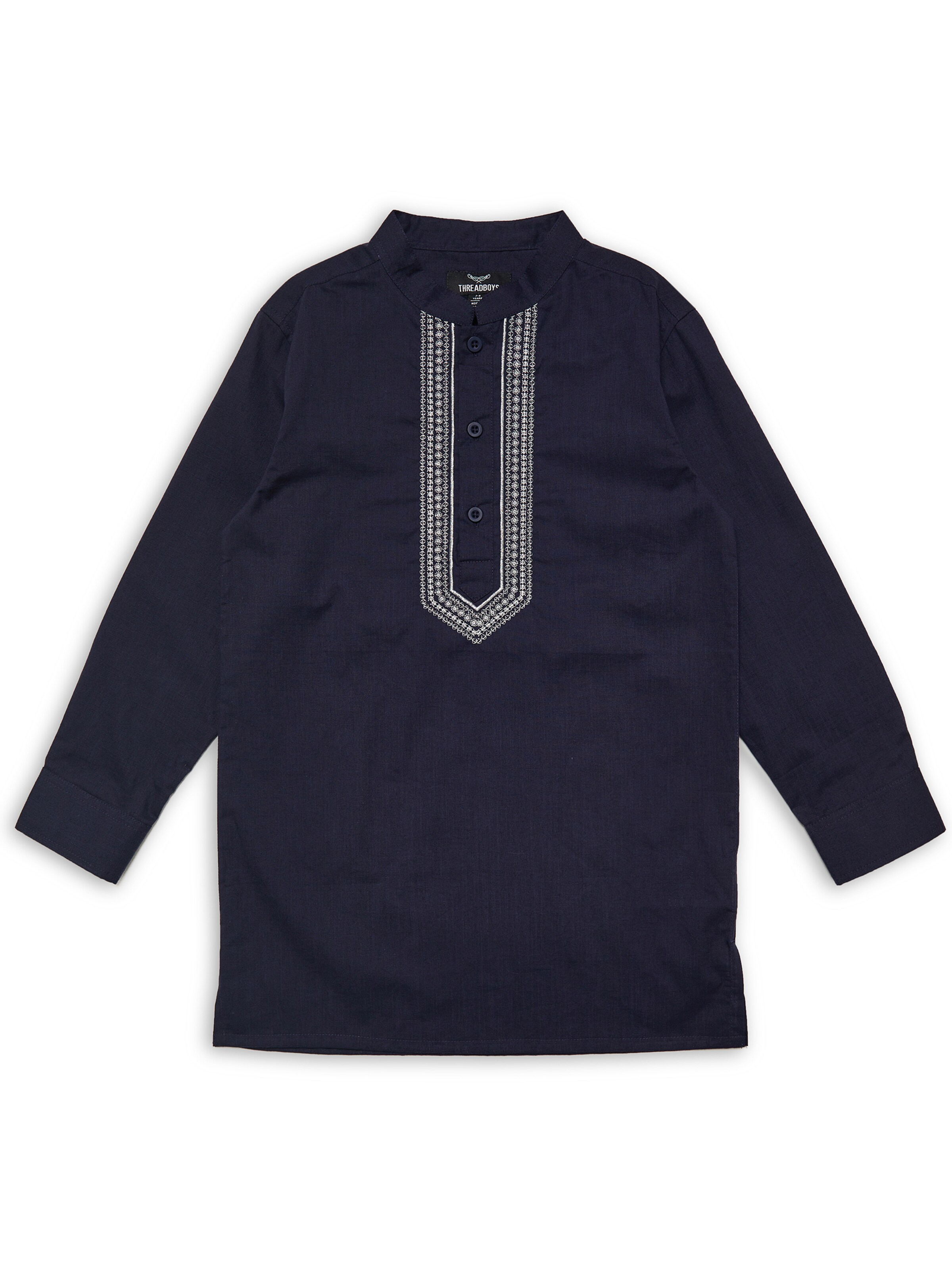 Threadboys Overhemd 'Braden' in Blauw: voorkant