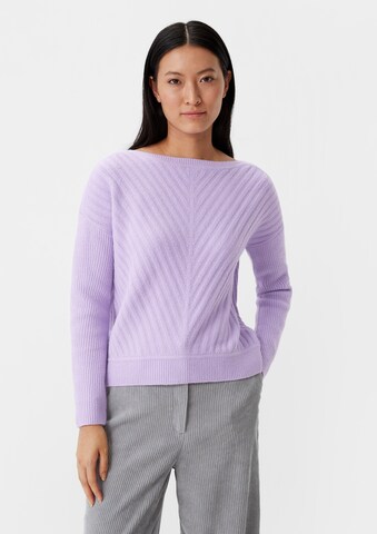 COMMA Sweater in Purple: front