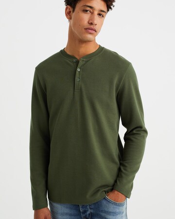 T-Shirt WE Fashion en vert : devant