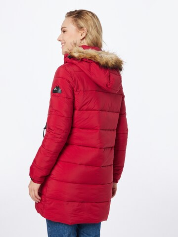 Superdry - Casaco de inverno em vermelho