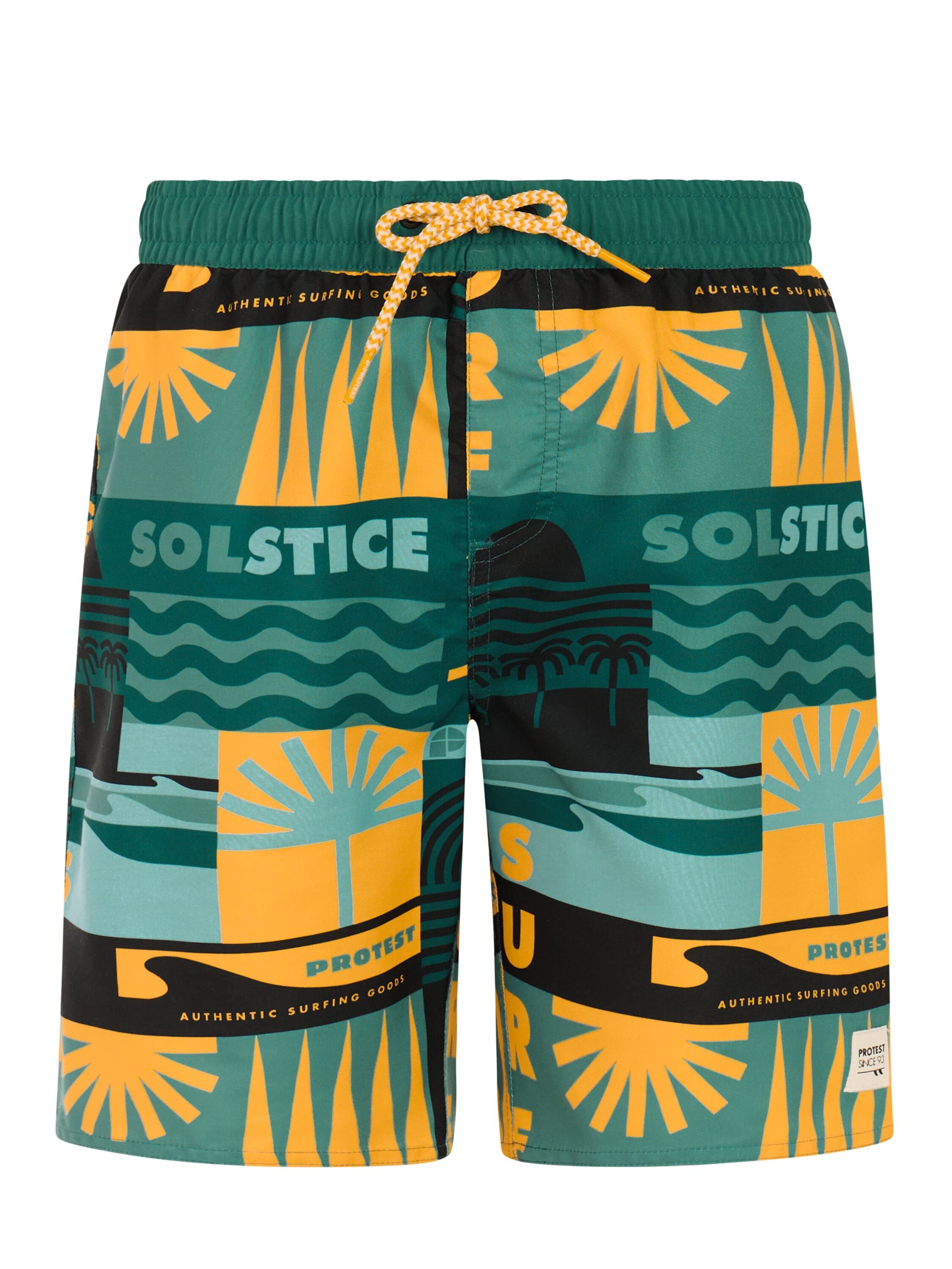 PROTEST Board Shorts 'PRTTonny JR' in Green: front