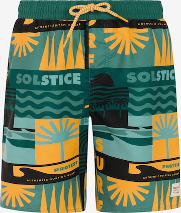 PROTEST Board Shorts 'PRTTonny JR' in Green: front