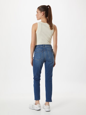 TAIFUN Slimfit Jeans i blå