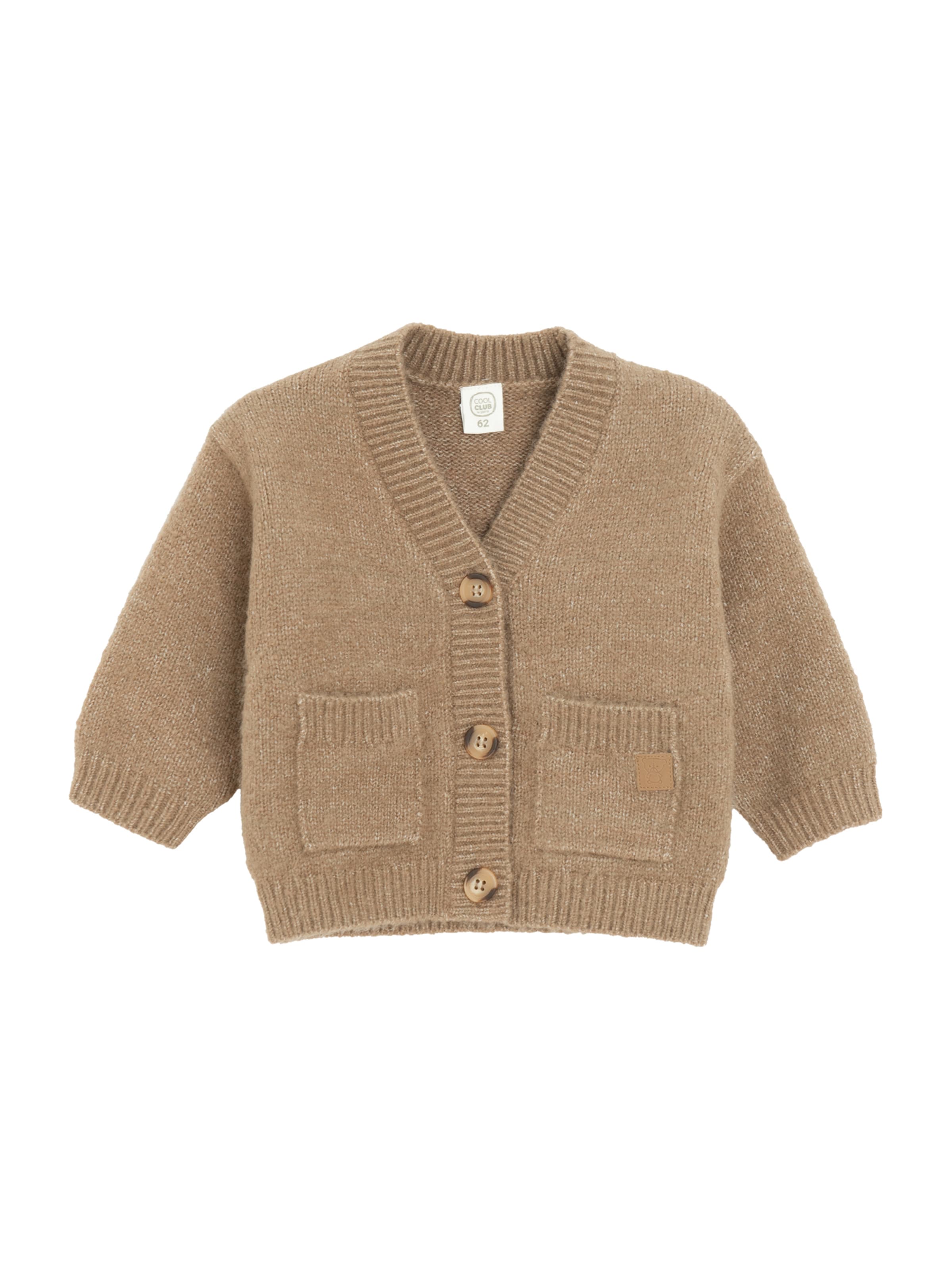 Cardigan Cool Club en marron : devant